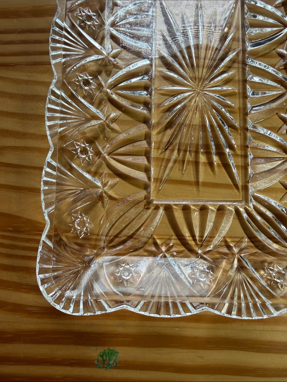 Vintage J.G. Durand Lead Crystal Rectangular Tray - Made in France (with Box) - Picture 11 of 11